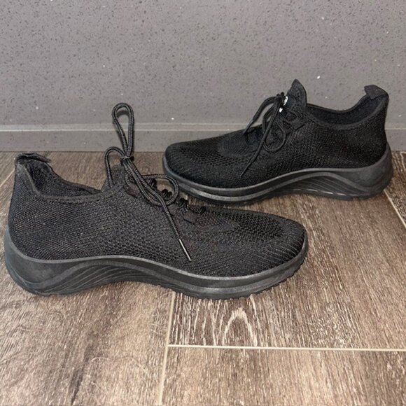 Ecko Womens Size 7.5 Black Red Athletic Slip On Shoes Sneakers NEW No Box - Picture 3 of 7